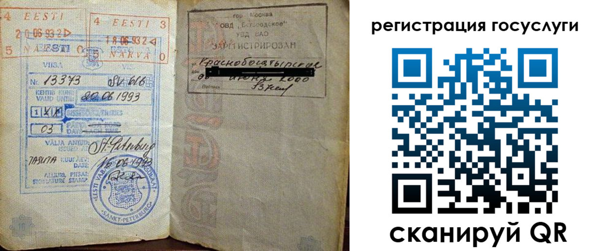 временная регистрация для школы в Пионерском